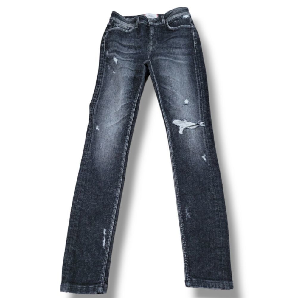 Doteks Design Room Jeans Size 2 26"x29" Women's Skinny Jeans Stretch Distressed